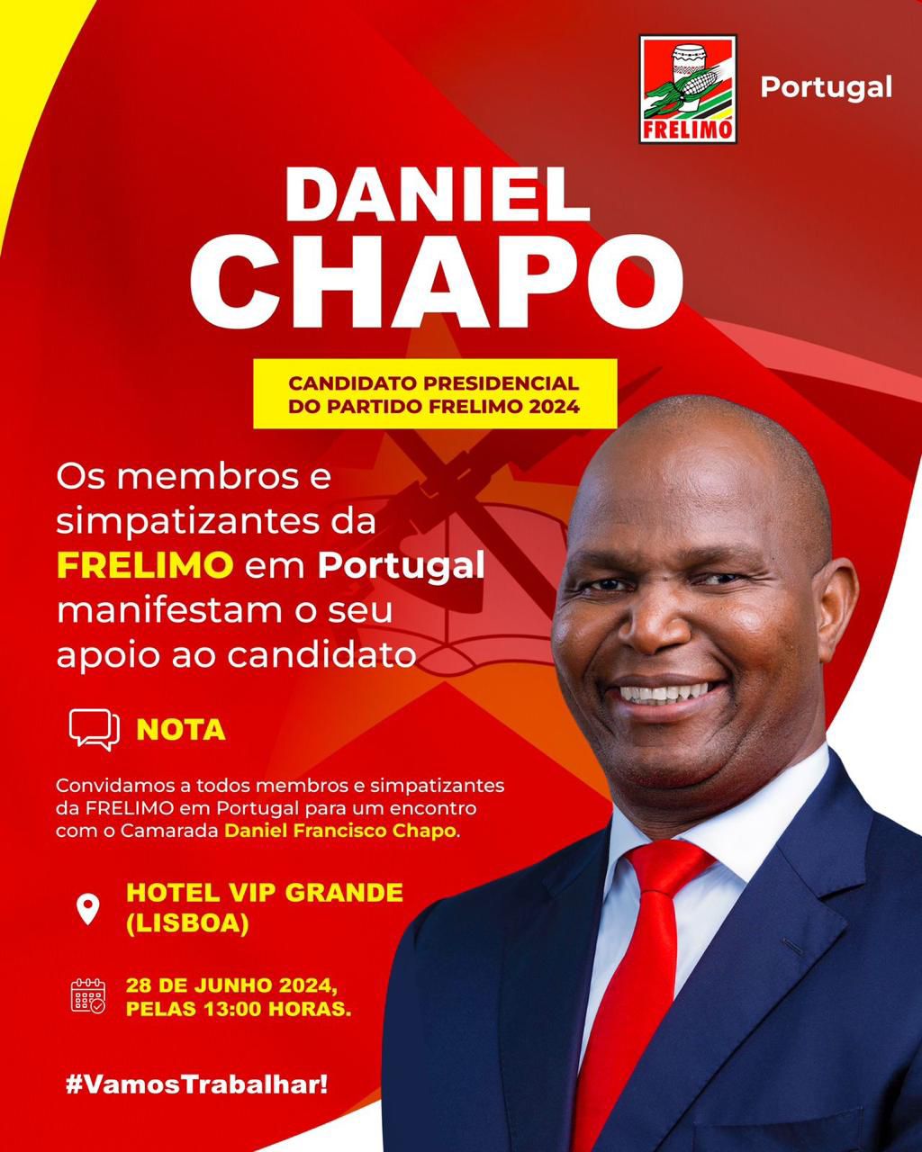 Daniel Chapo Interage Membros E Simpatizantes Da Frelimo Em Portugal