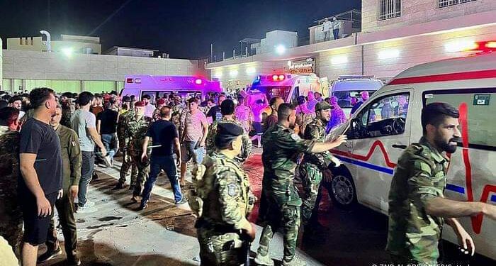 Mais de 110 mortos em incêndio durante casamento no Iraque