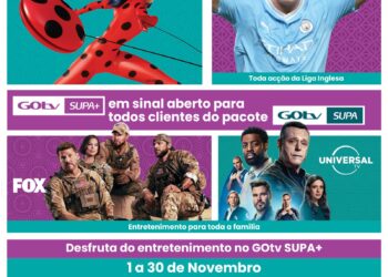 Ganha muito em Novembro com o sinal aberto do pacote GOtv SUPA e experimenta toda acção e adrenalina do GOtv SUPA+