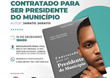 Escritor Janato Janato apresenta o livro “Contratado para ser Presidente do Município” em Lisboa