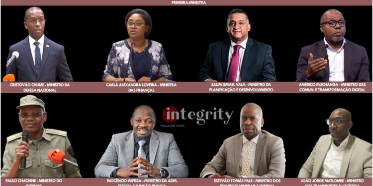 Conheça o perfil e o percurso dos novos ministros nomeados pelo PR Daniel Chapo