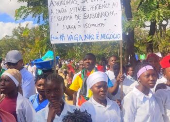 Jovens de Cabo Delgado marcham em prol da Justiça Social e Direitos Humanos