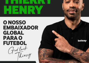 Embaixador Global da Betway: Thierry Henry é a nova  conexão forte com os apaixonados pelo futebol em Moçambique