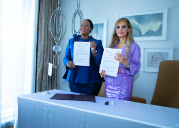 Senadora Rasha Kelej nomeia a 1ª- Dama de Moçambique como Embaixadora da Fundação Merck “Mais do Que uma Mãe” durante a Cimeira da Iniciativa das Primeiras-Damas da Fundação Merck 2025