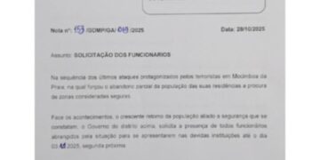 A frieza administrativa de Sérgio Domingos Cipriano em Mocímboa da Praia – Quando a segurança se torna um privilégio e a vida do outro é um descartável