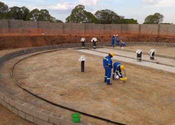 Com um orçamento global de 150 milhões de USD: Intensifica-se a construção de mais um reservatório de água que vai beneficiar cerca de 74.749 pessoa em Namapa