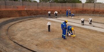 Com um orçamento global de 150 milhões de USD: Intensifica-se a construção de mais um reservatório de água que vai beneficiar cerca de 74.749 pessoa em Namapa