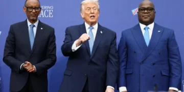 Trump saúda ‘um grande dia para o mundo’ com a finalização do acordo de paz entre a RDC e o Ruanda