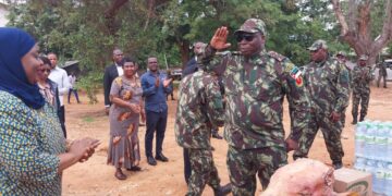 Margarida Talapa leva conforto e apoio logístico aos militares em Cabo Delgado
